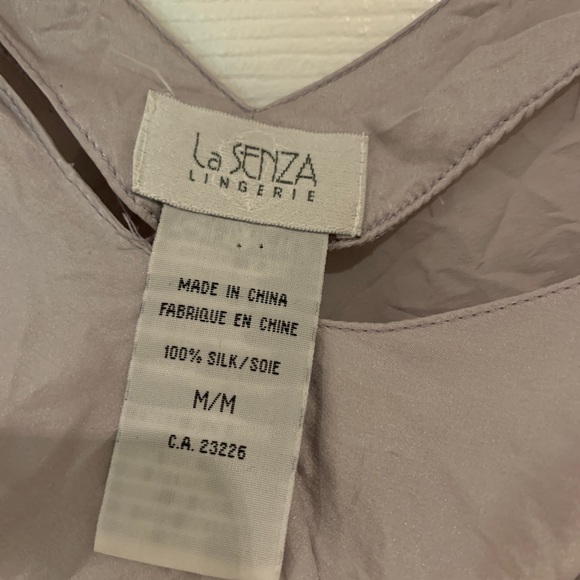 La Senza Lilac Pure Silk Tank - Picture 2 of 2